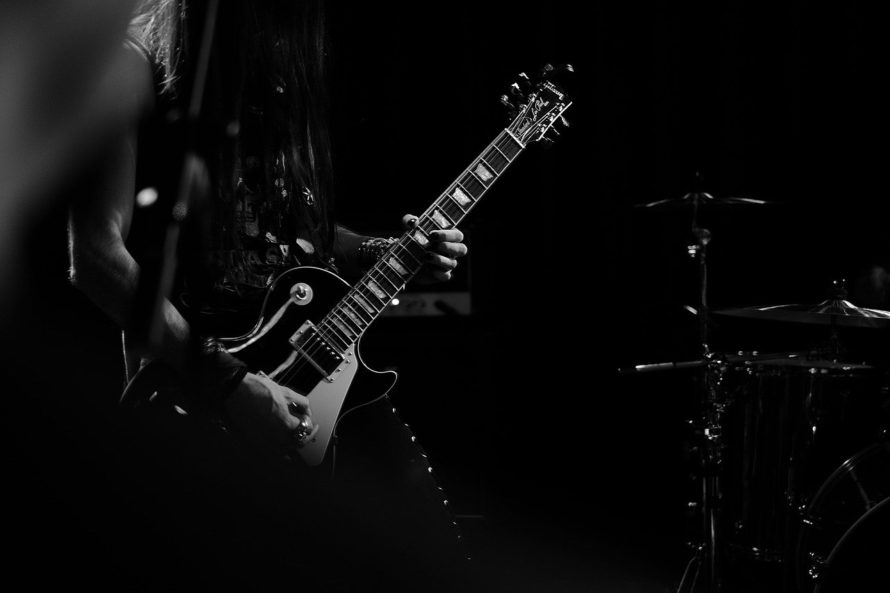 guitar, music, band